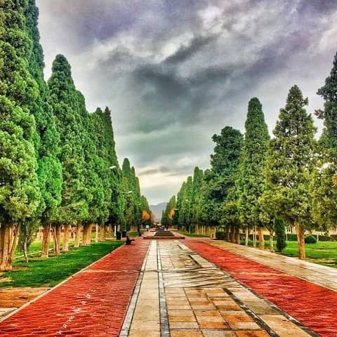 باران باغ جنت شیراز